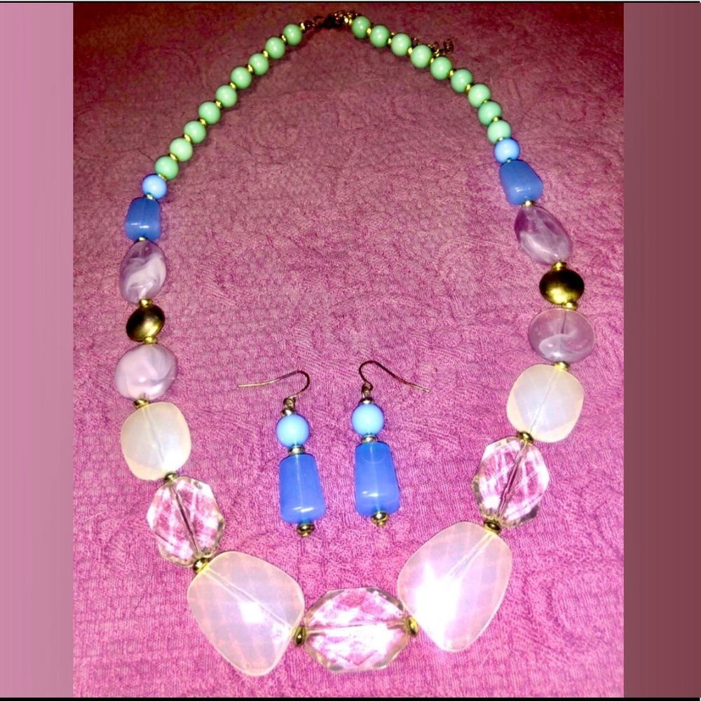 Pastel Jewelry Set 💜💙💚